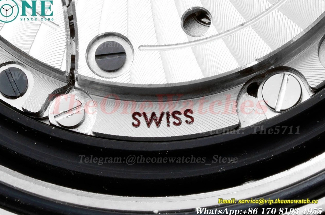 SS Constellation Textured ORF 39mm SS A8800 Dial White 0213